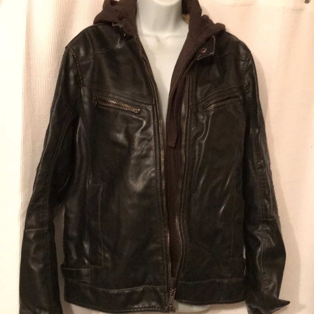 Jacket with hoodie